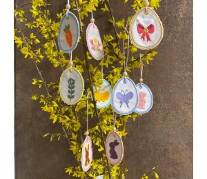 ITH Stickdatei - Osterbaum Anhänger